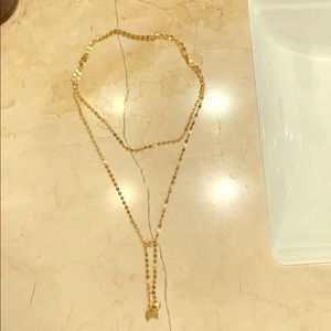 Stella & Dot gold necklace